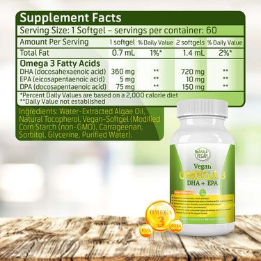 vegan omega 3 supplements